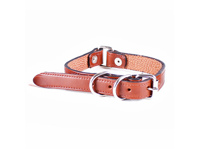 Collar partida de cuero (3/4 pulg)