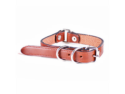 Collar partida de cuero (3/4 pulg)