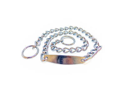 Collar Metálico con Placa