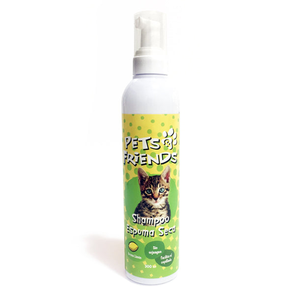 Shampoo Espuma Seca Gato 300 g